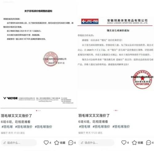 羽毛球半年涨价40%！这个平动不该“只有中产才打必一体育得起”(图2)