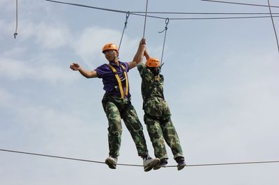 拓展训练项目大全之十必一运动大高空拓展项目介绍(图7)